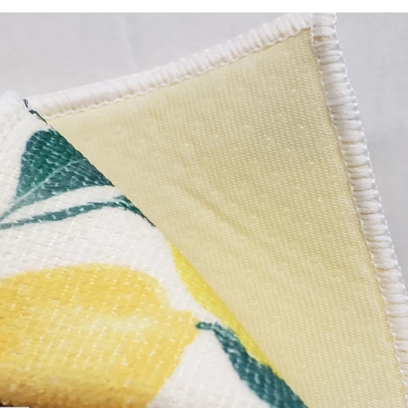 Printed Kitchen Microfiber Drying Mat, 16" x 18", YELLOW LEMONS, Market Square - Picture 4 of 6